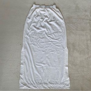 vintage aldenaire double slit slip skirt